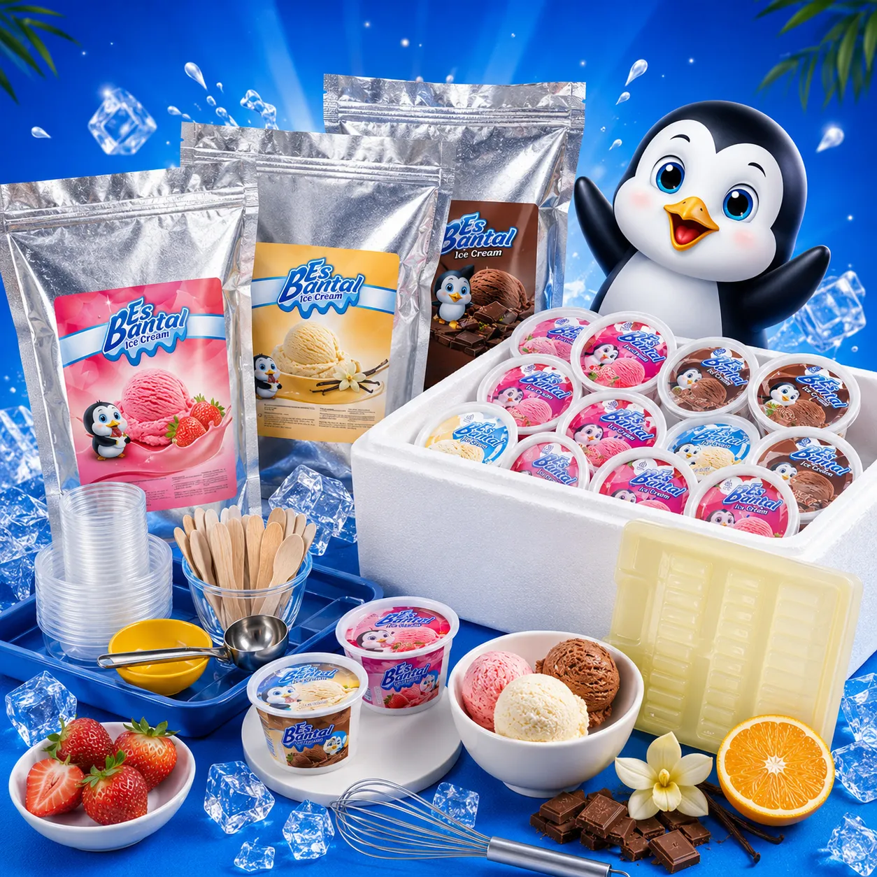 Produk Pendukung Es Krim